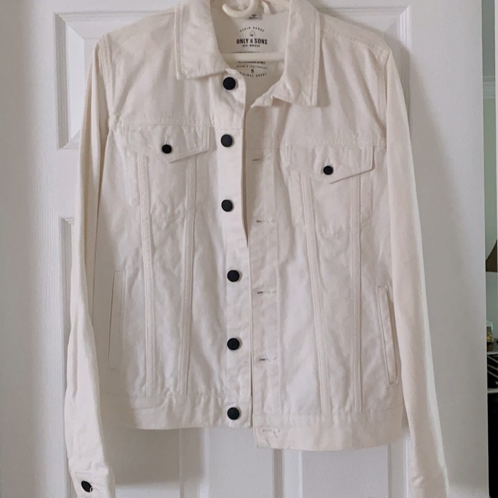 White Jean Jacket Men’s (S)